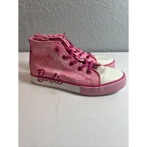 Ground Up Barbie High Top Canvas Shoes‎ Girls Big Kids Size 5 Rare